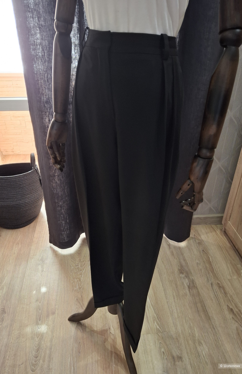 Шерстяные брюки Massimo Dutti/46