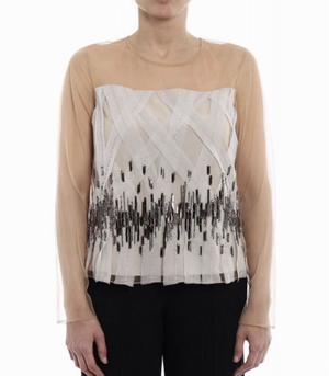 Блуза Max Mara первая линия расшитая, FR 42