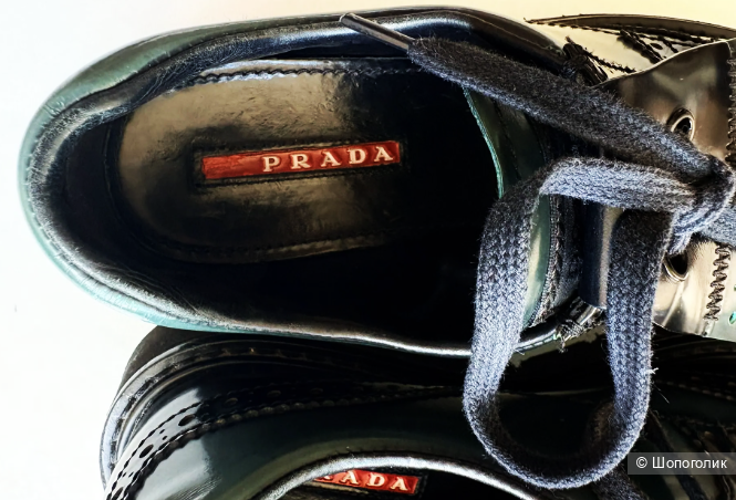 Prada, туфли инспекторы, размер 36