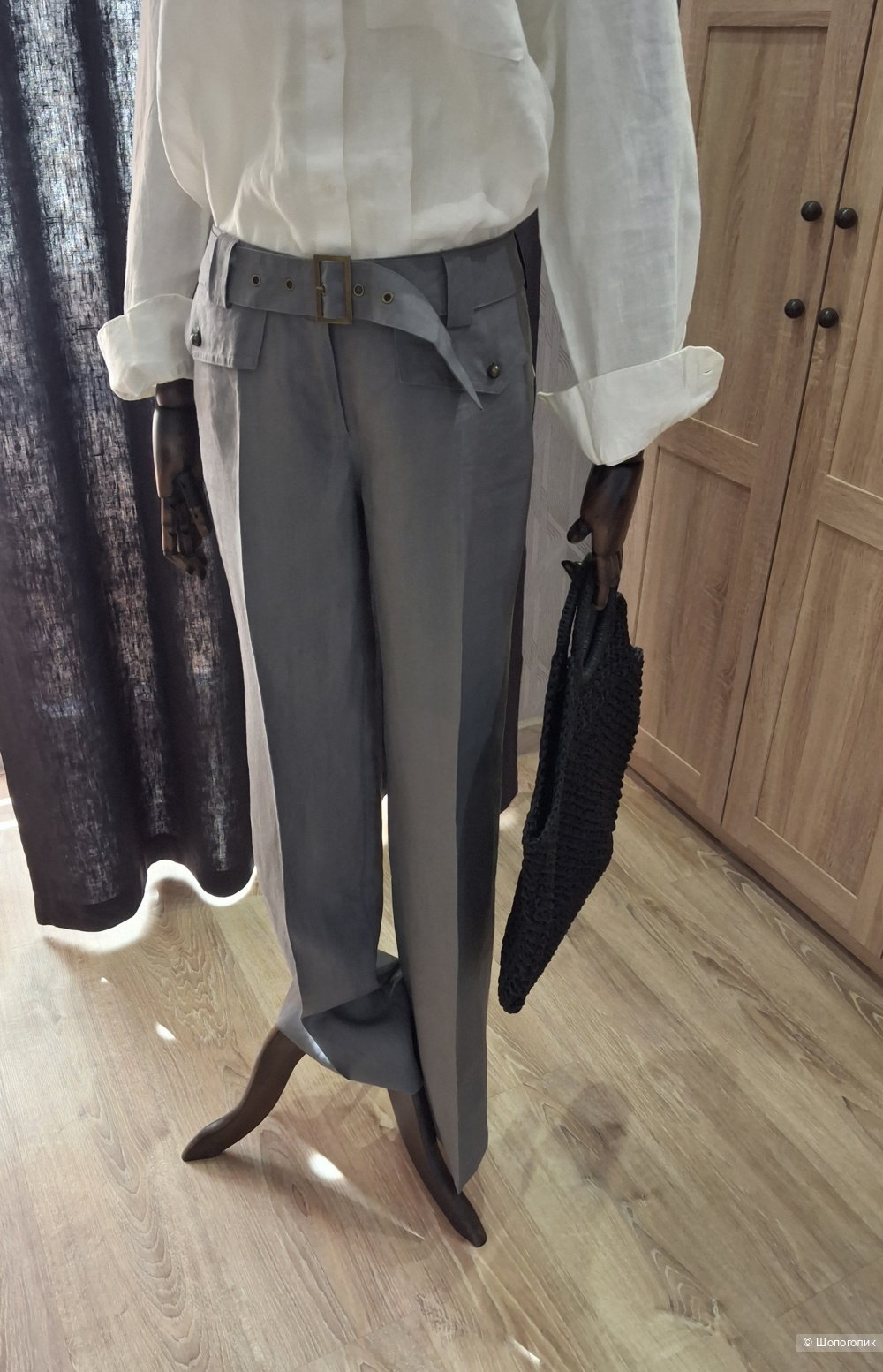 Льняные брюки Promod/44-46