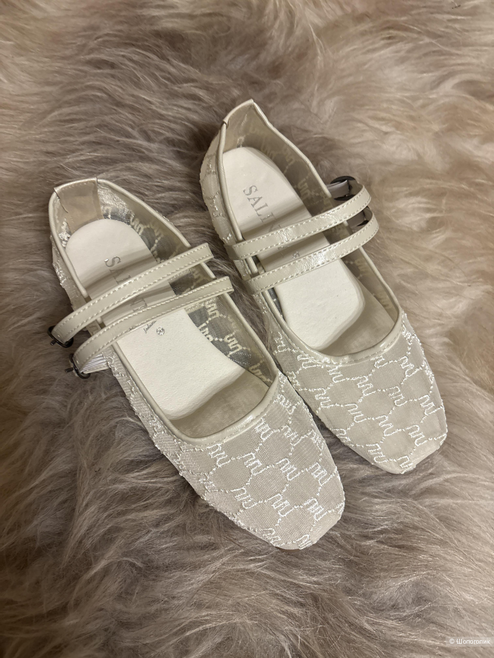 Балетки в стиле Miu Miu, размер 37