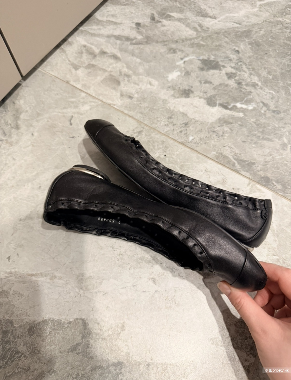 Балетки Chanel размер 39( на наш 38)