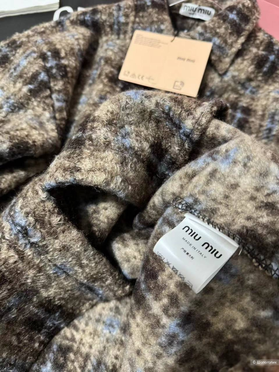 Рубашка утепленная Miu Miu женская р.44-46