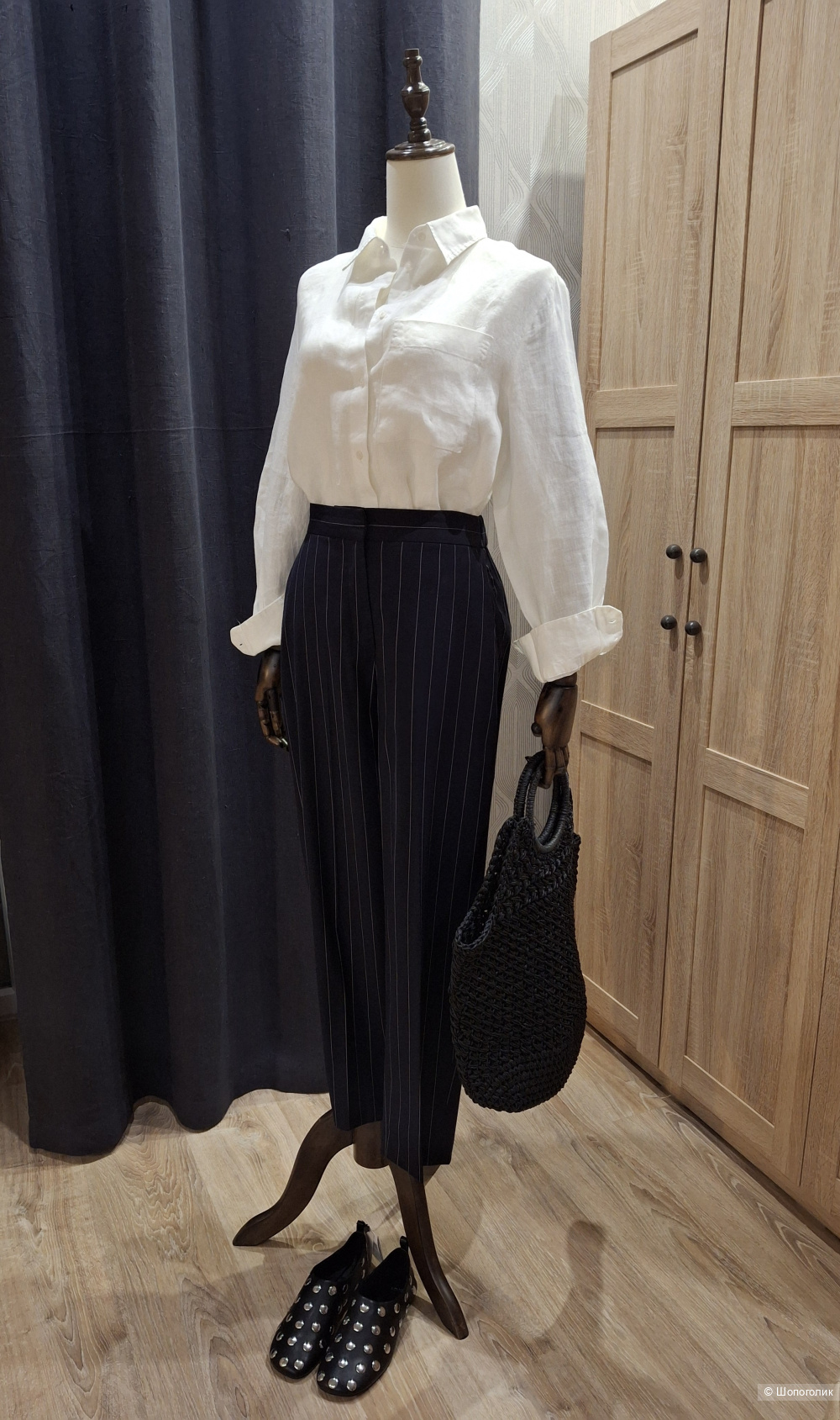 Шерстяные брюки Massimo Dutti/44-46