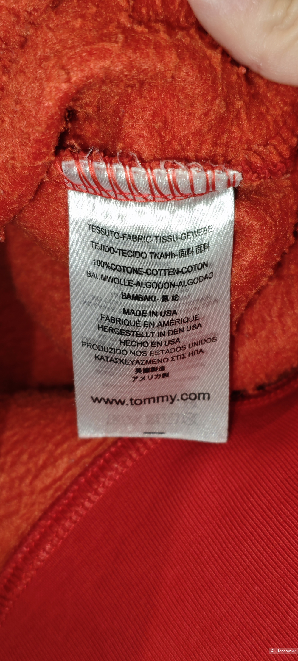 TOMMY HILFIGER толстовка S/M размер