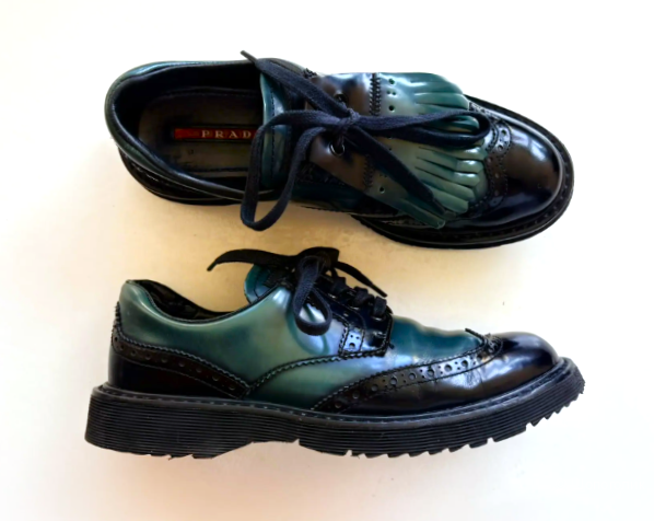 Prada, туфли инспекторы, размер 36