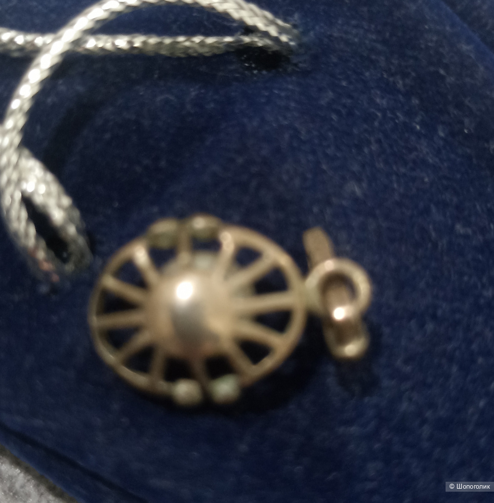 Кулон с жемчугом Акойя. Винтаж