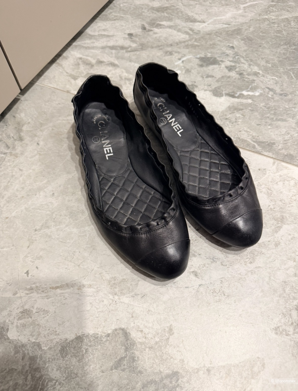 Балетки Chanel размер 39( на наш 38)
