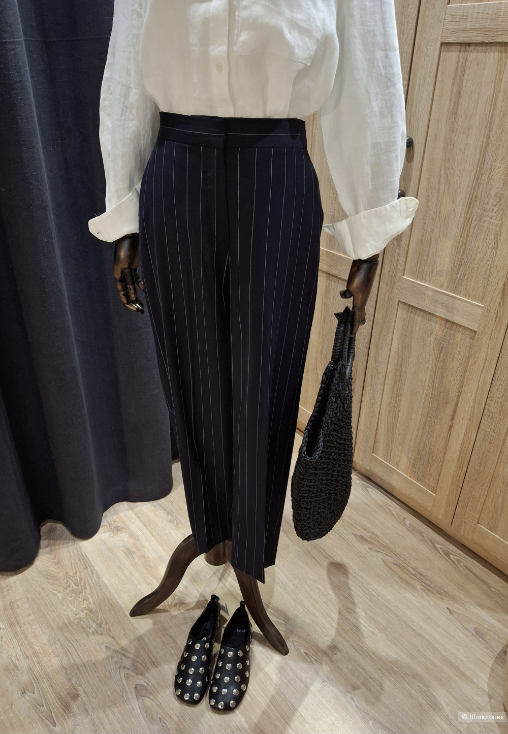 Шерстяные брюки Massimo Dutti/44-46