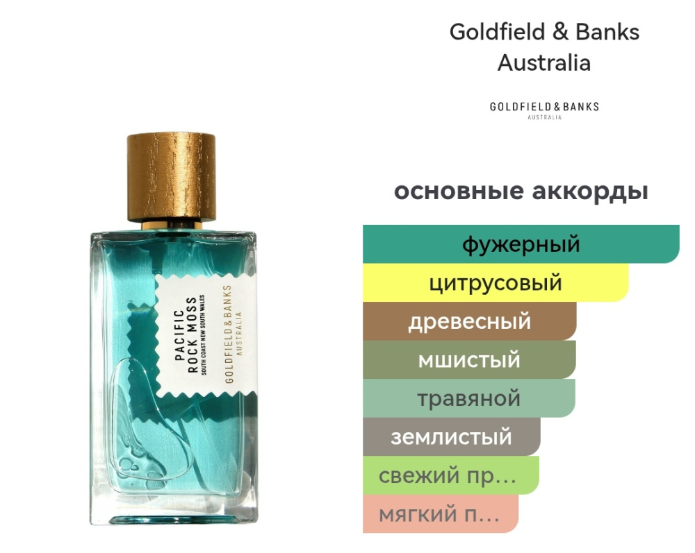 Парфюм Goldfield banks Pacific rock moss, 10 мл