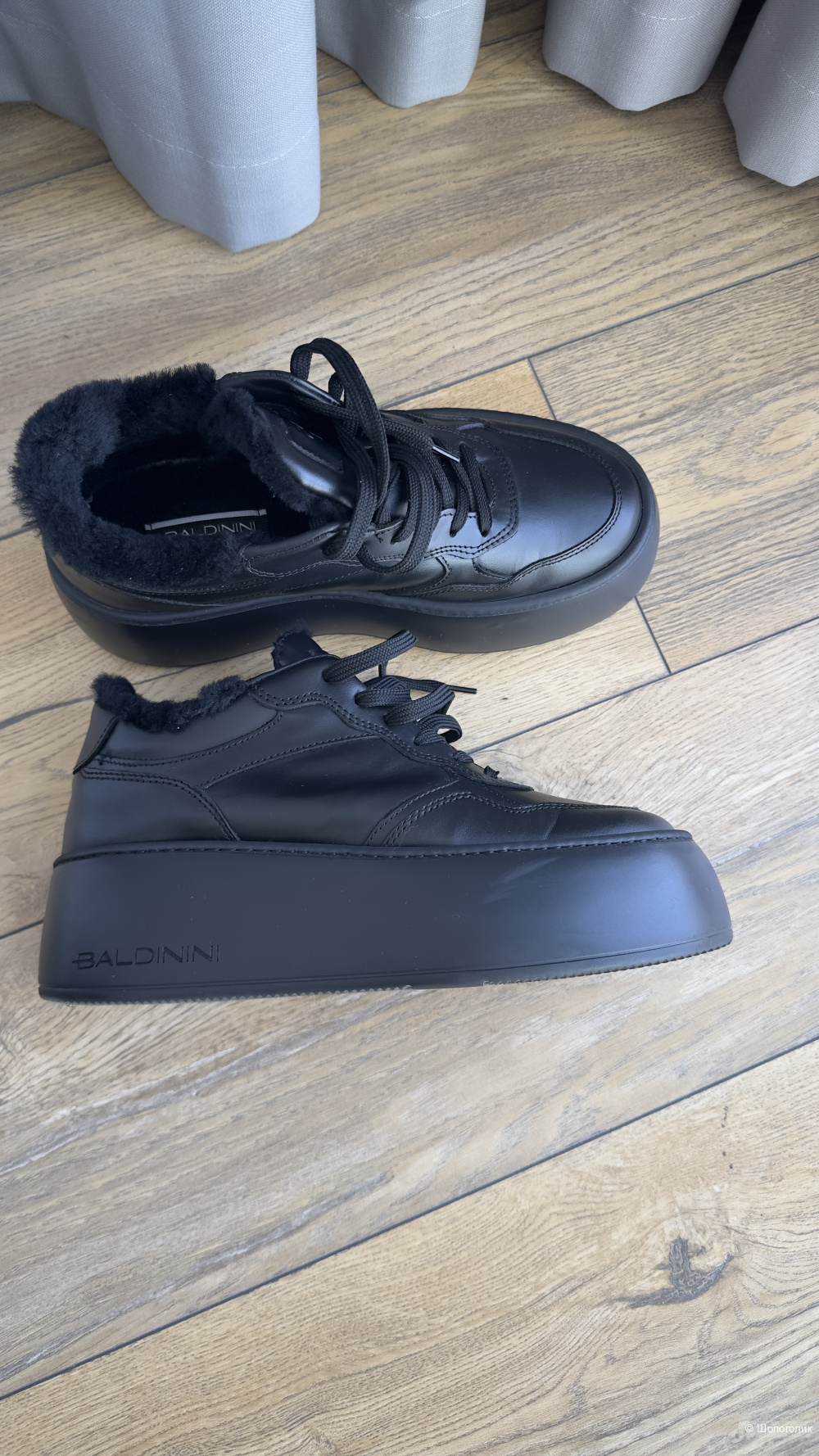 Кроссовки-кеды зимние Baldinini 39