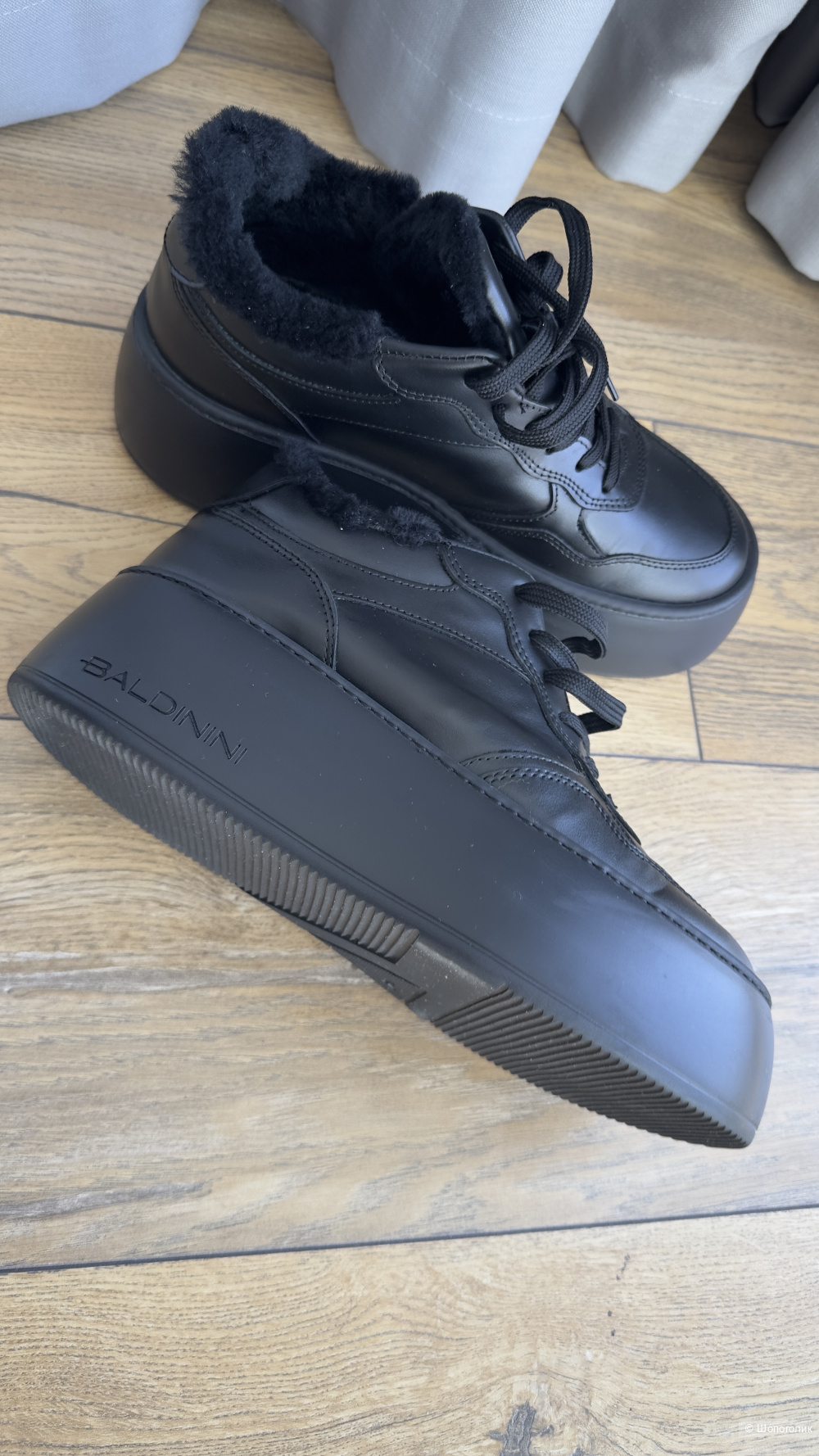 Кроссовки-кеды зимние Baldinini 39