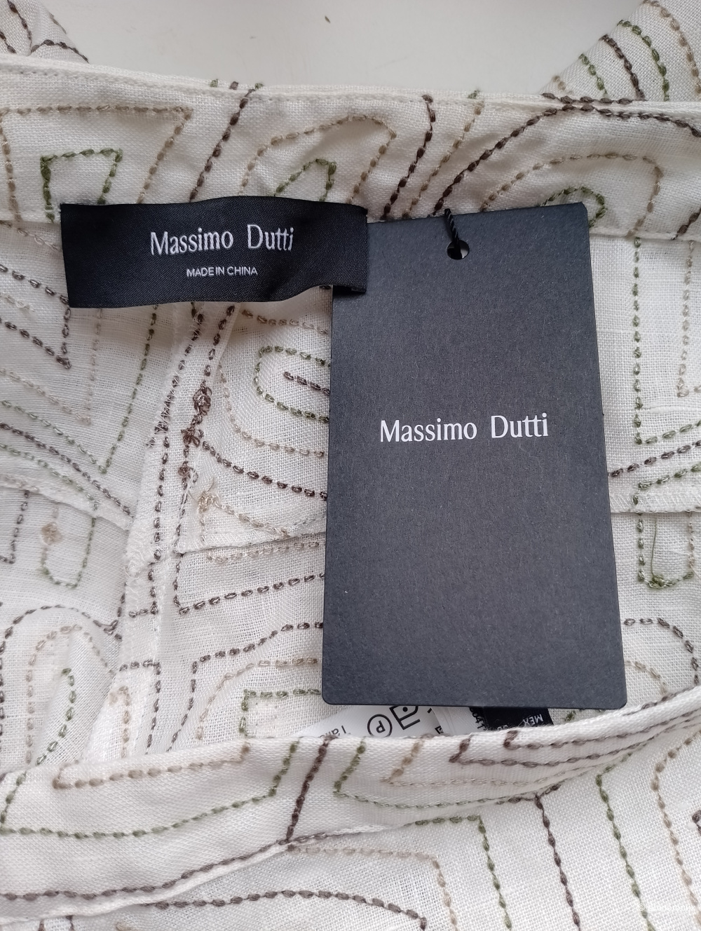 Massimo dutti костюм лен, М/ 40