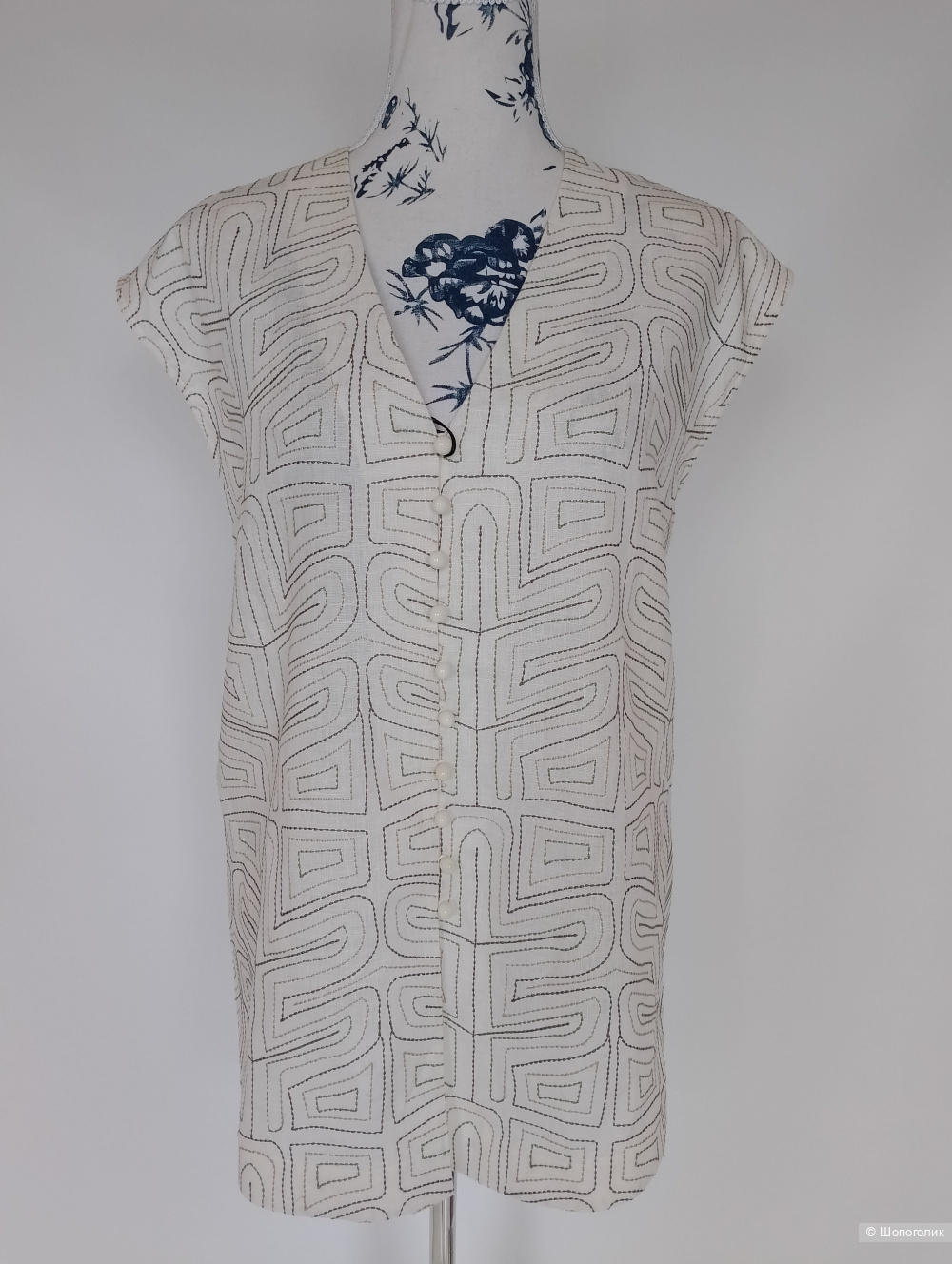 Massimo dutti костюм лен, М/ 40