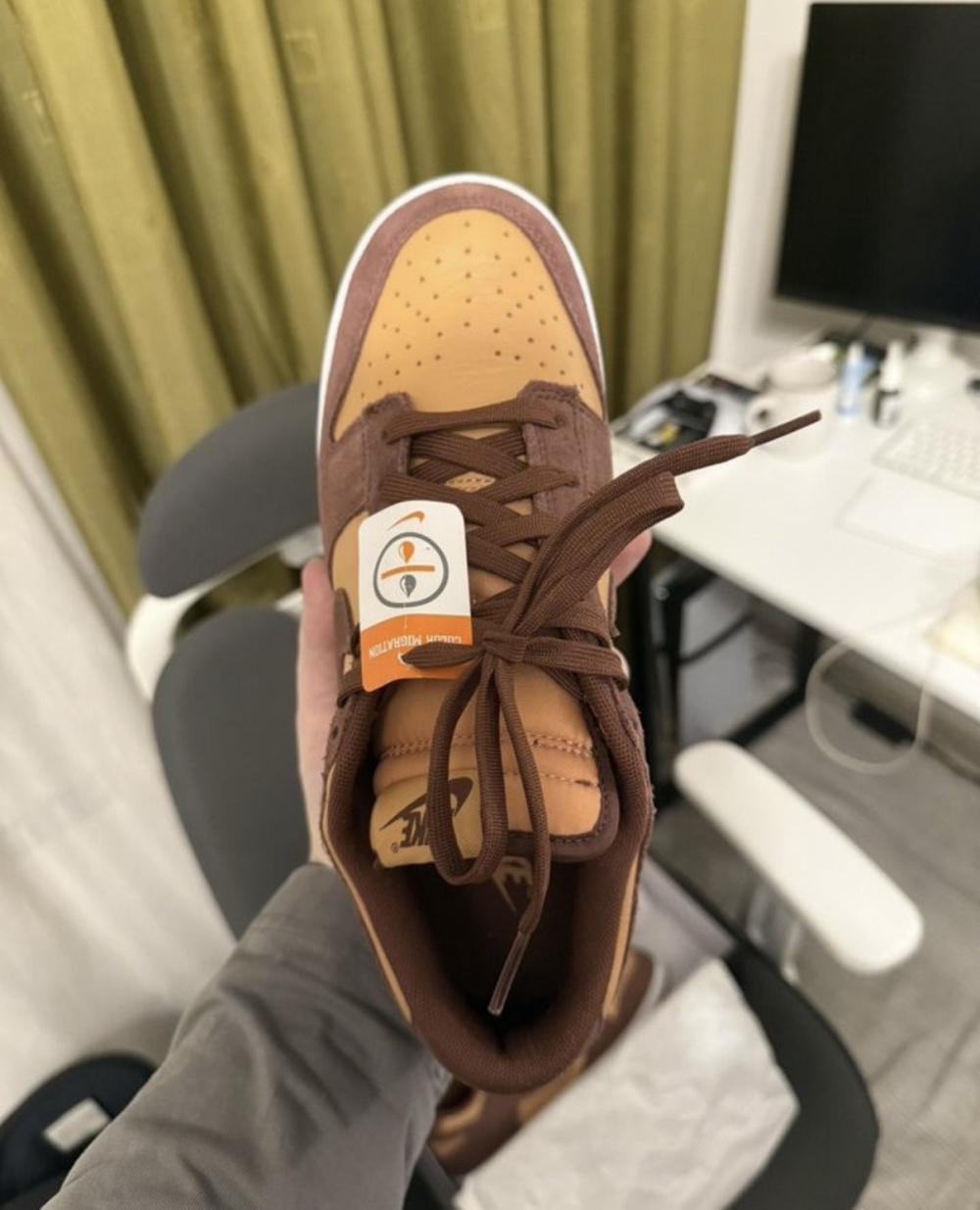 Nike dunk us 8,5 amber brown