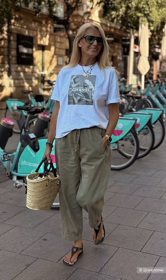 Льняные брюки H&M/L