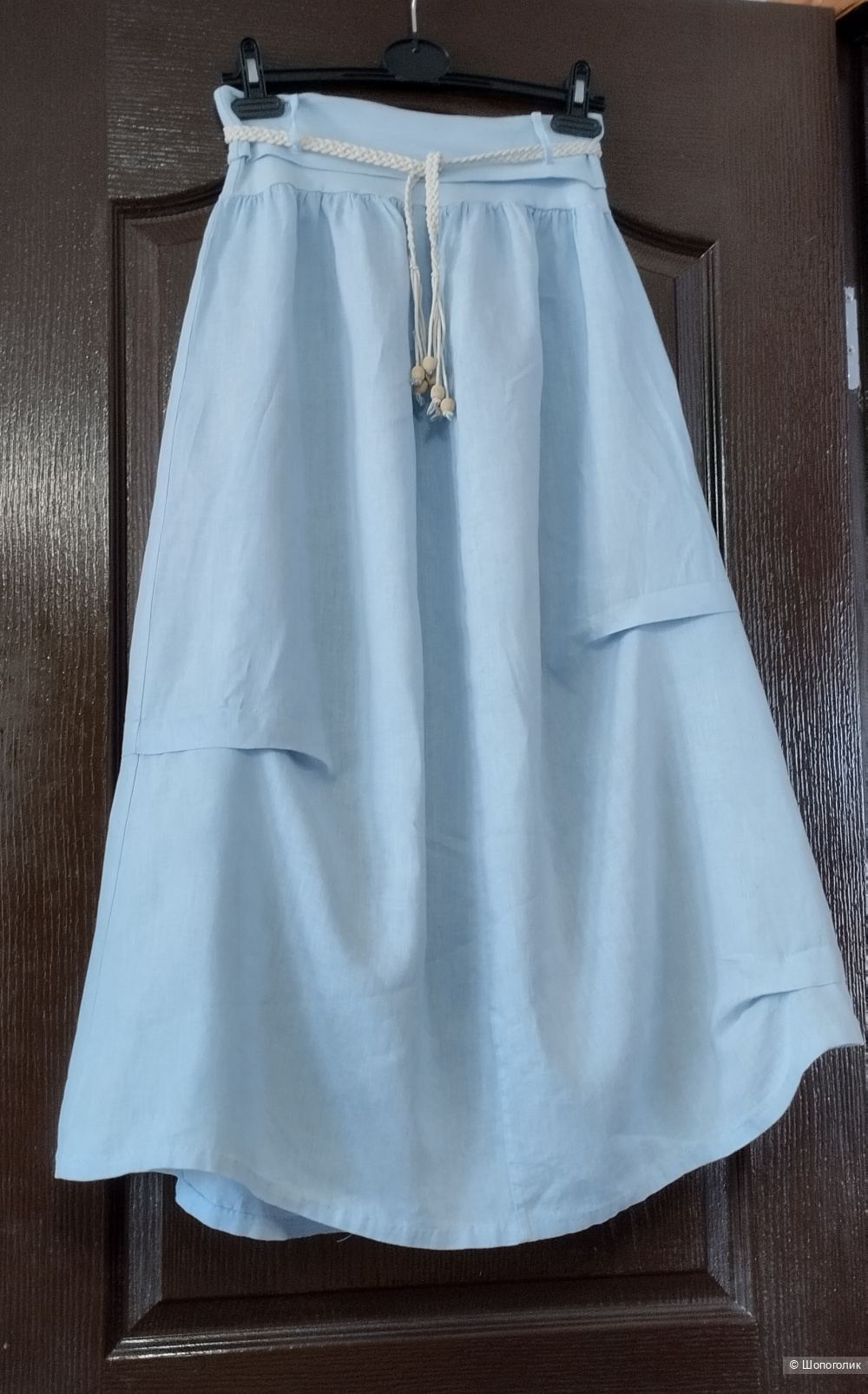 Юбка льняная made in Italy, М