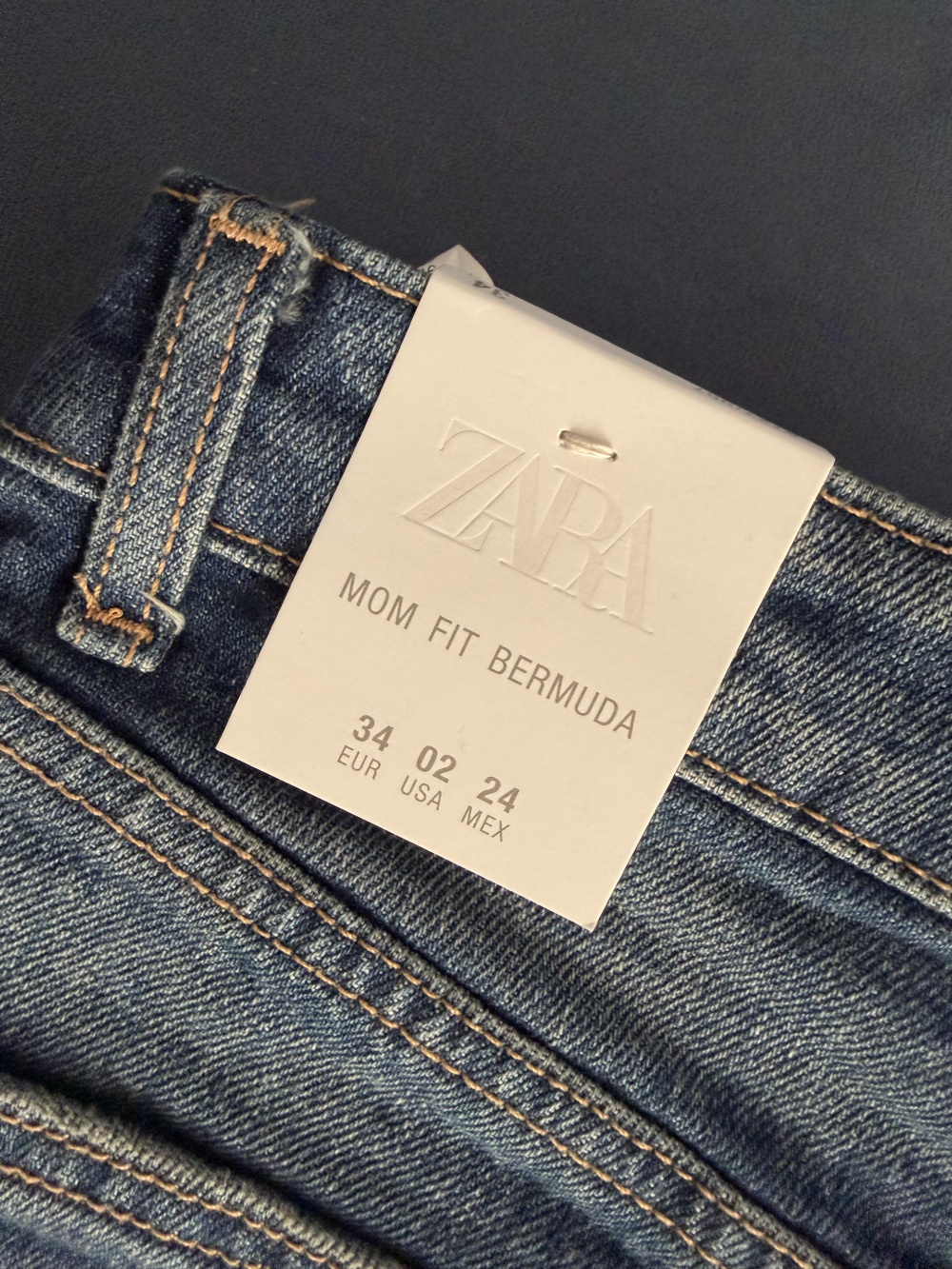 Джинсовые шорты ZARA, p. 34(26)