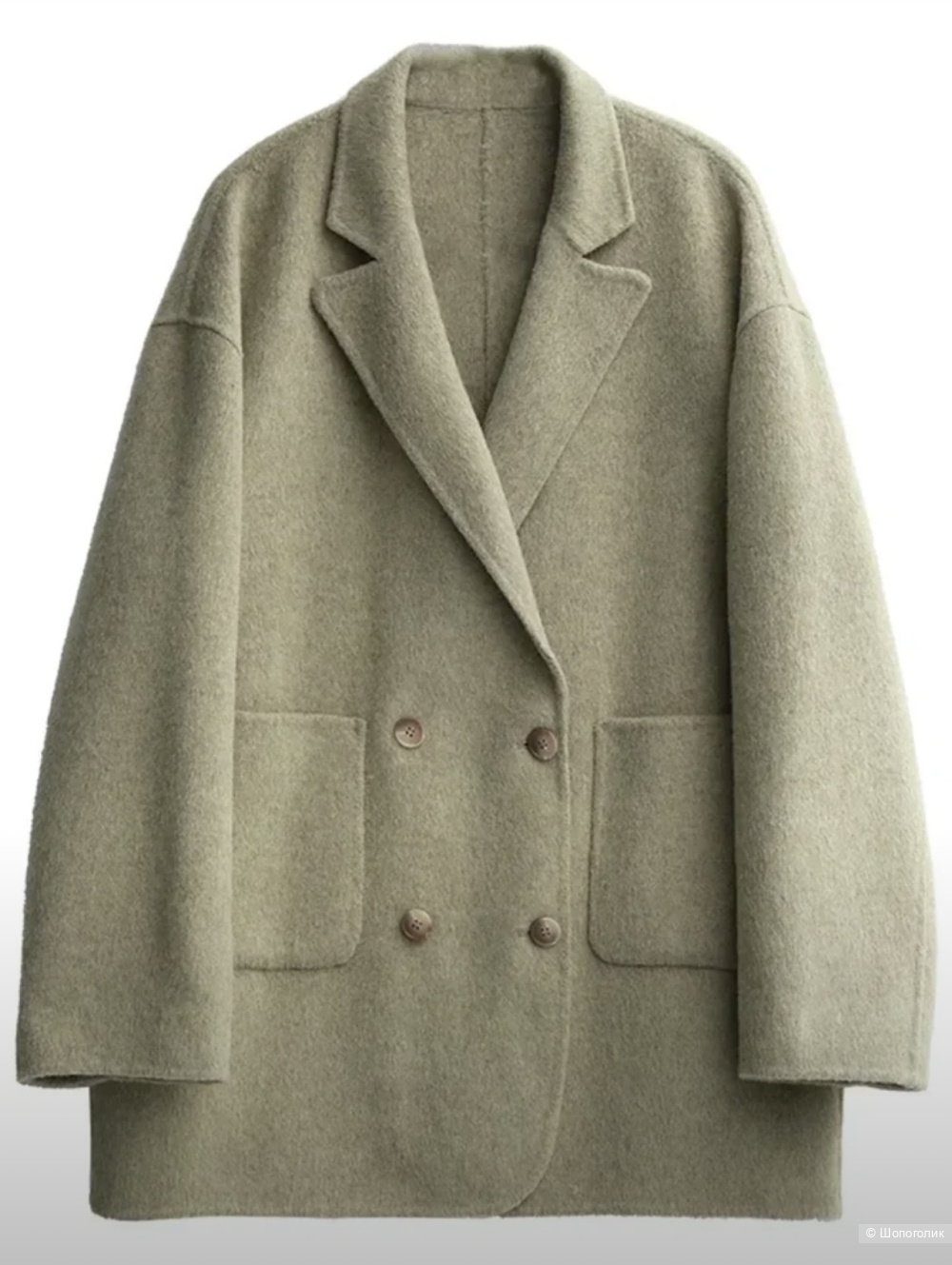 Легкое шерстяное полупальто  CHIC VEN, размер М