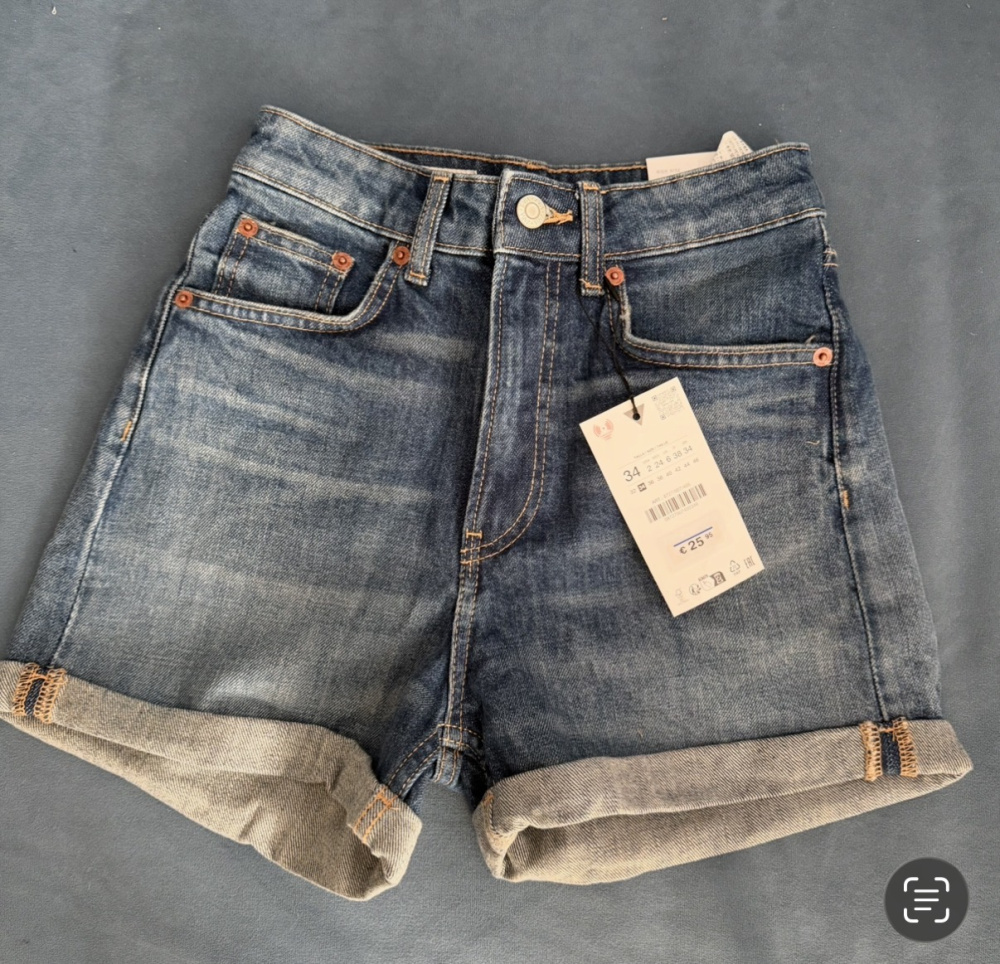 Джинсовые шорты ZARA, p. 34(26)