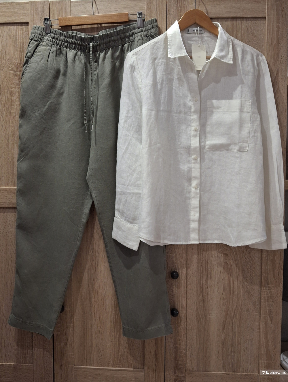 Льняные брюки H&M/L