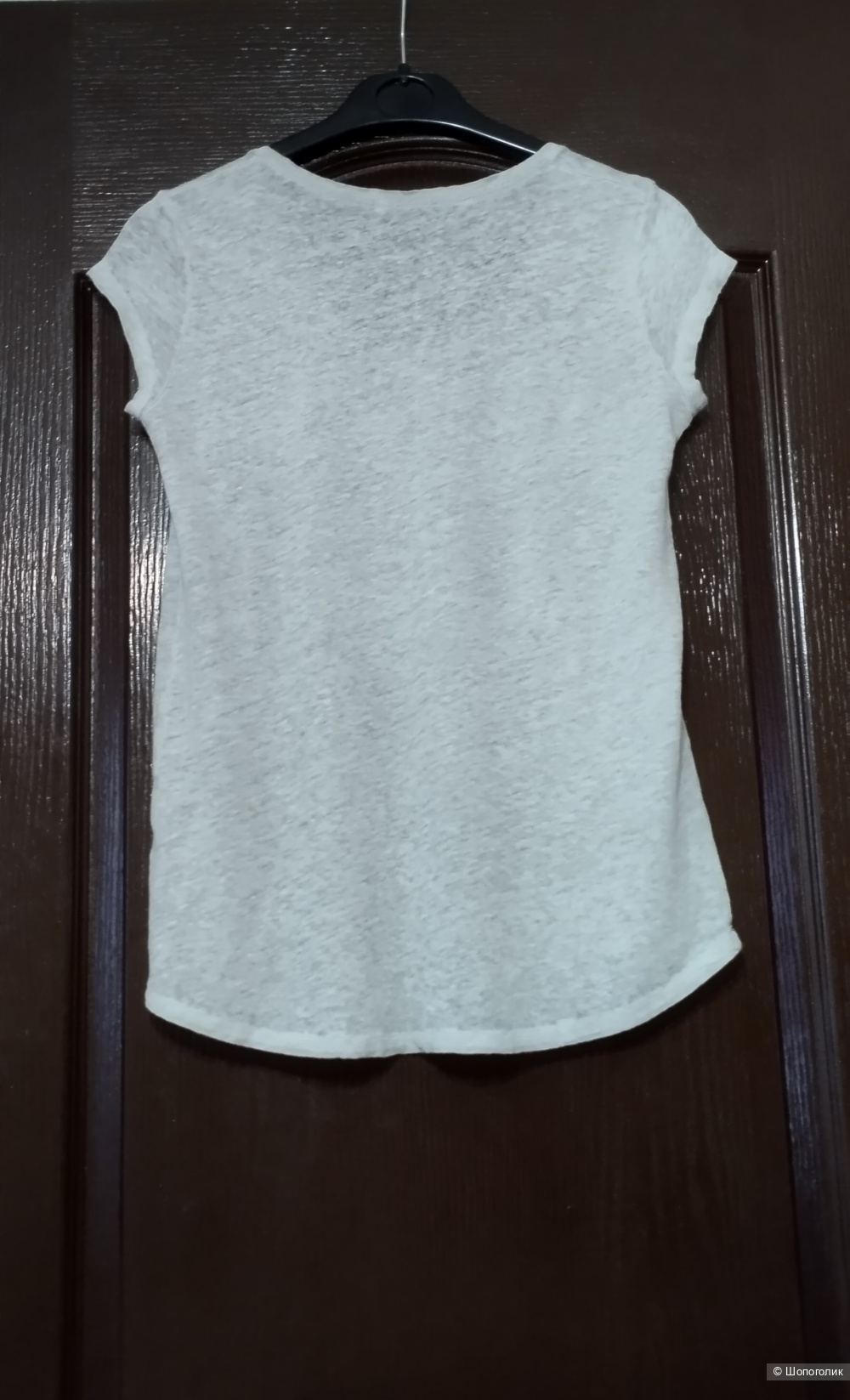 Льняная футболка Massimo Dutti, М