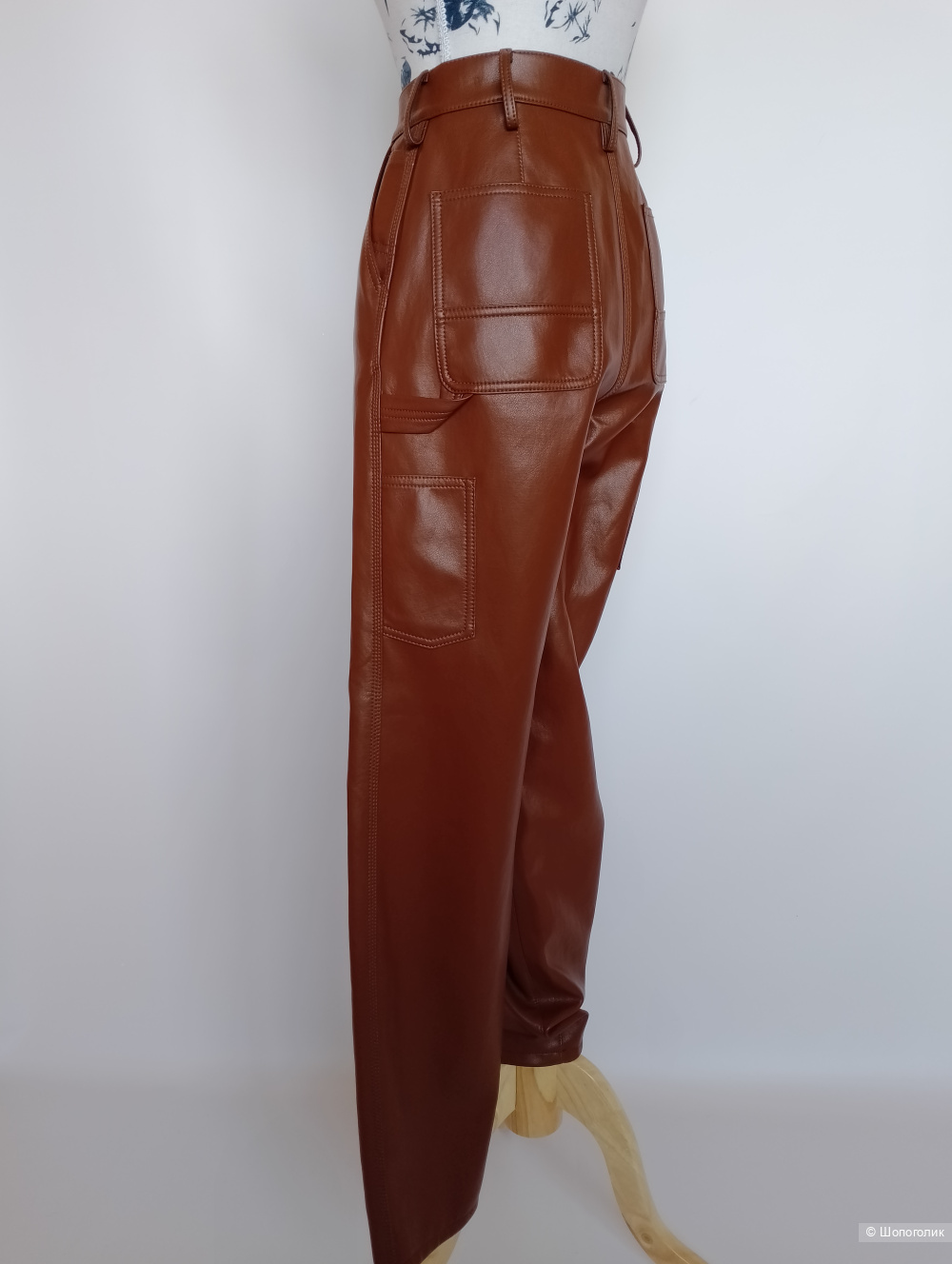 Брюки штаны кожаные lvir , M