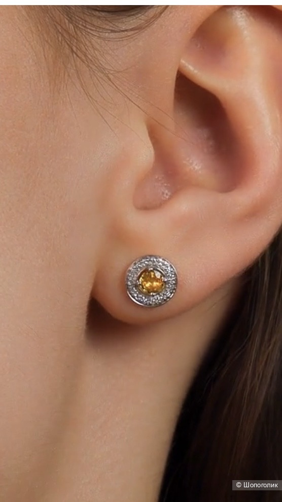 Пусеты золотые