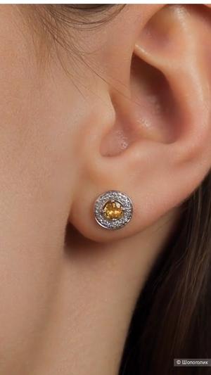 Пусеты золотые