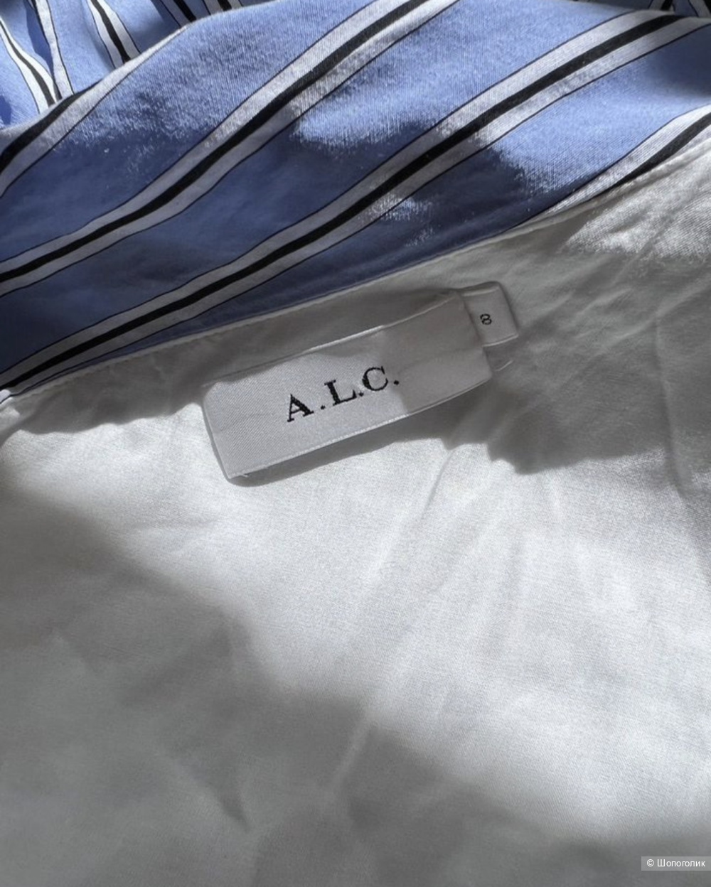 Летнее вискозное платье A.L.C. на одно плечо, 8