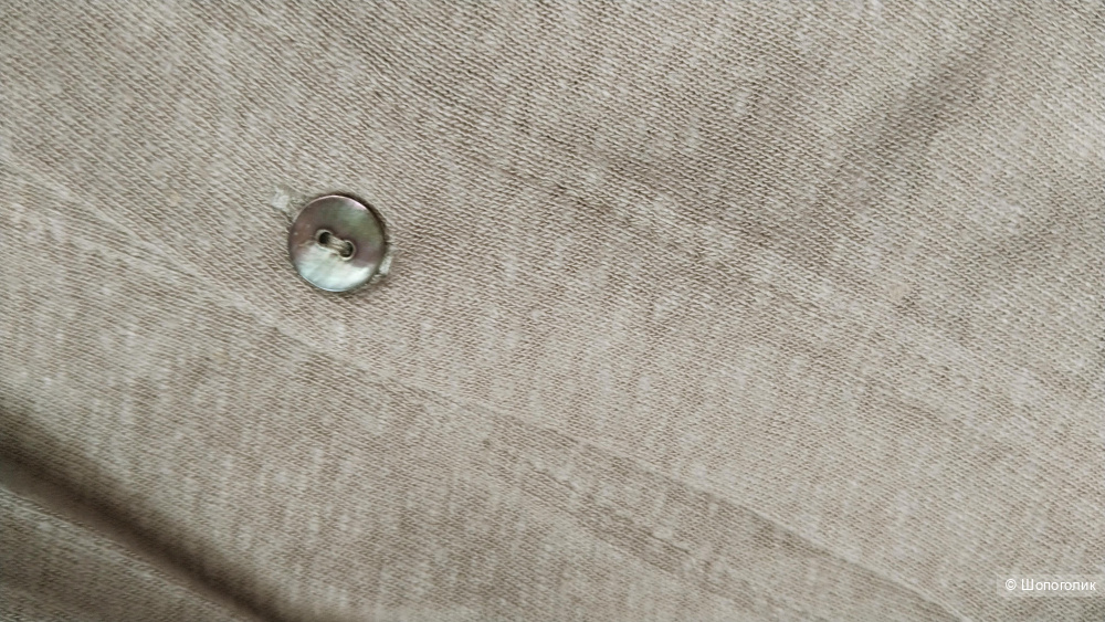 Льняное платье рубашка H&M размер XS