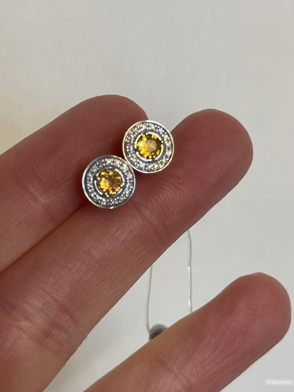 Пусеты золотые