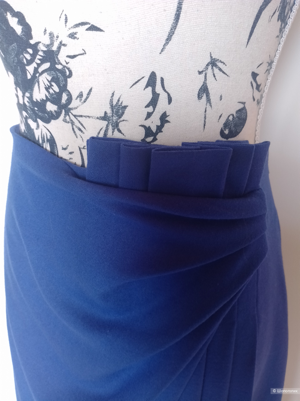 Alberta Ferretti юбка миди-макси шерстяная, 44