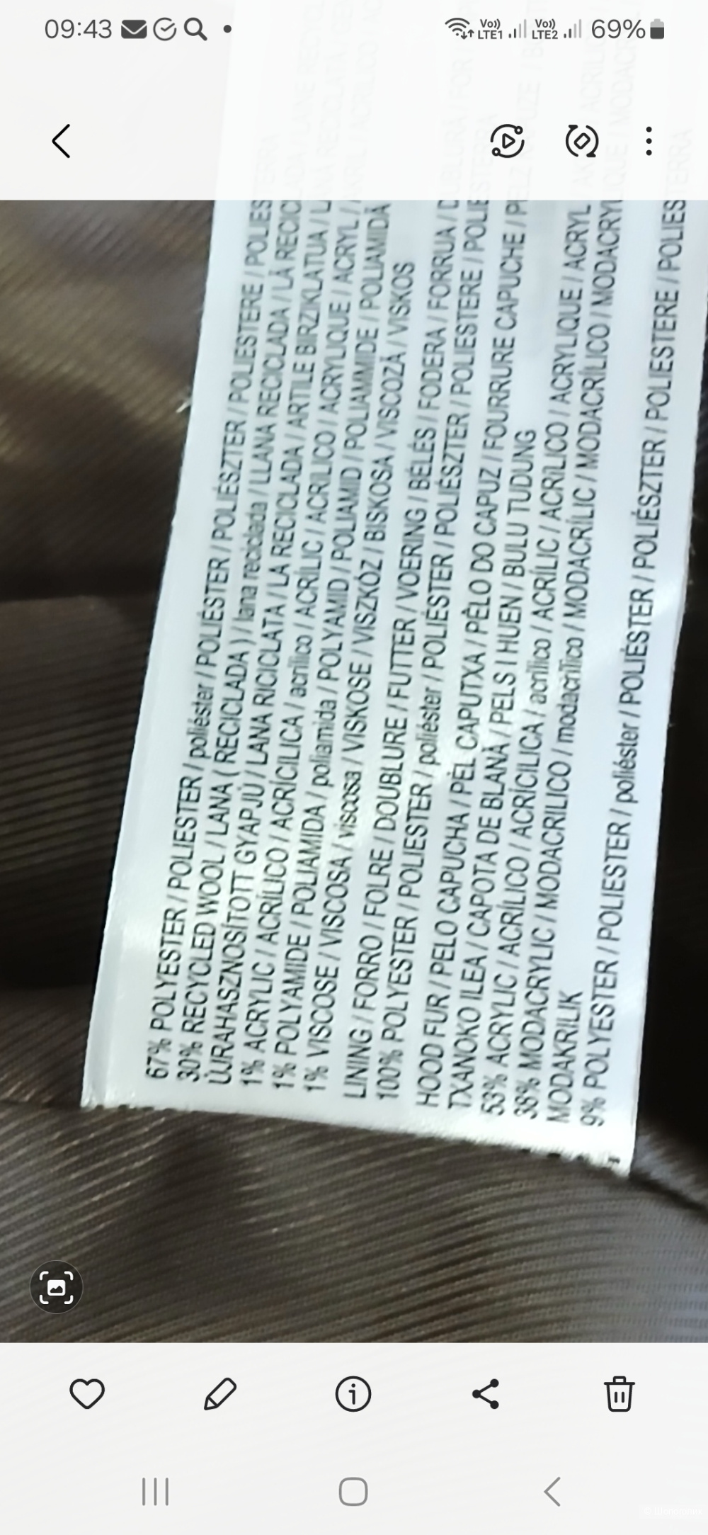 Пальто Mango р.м