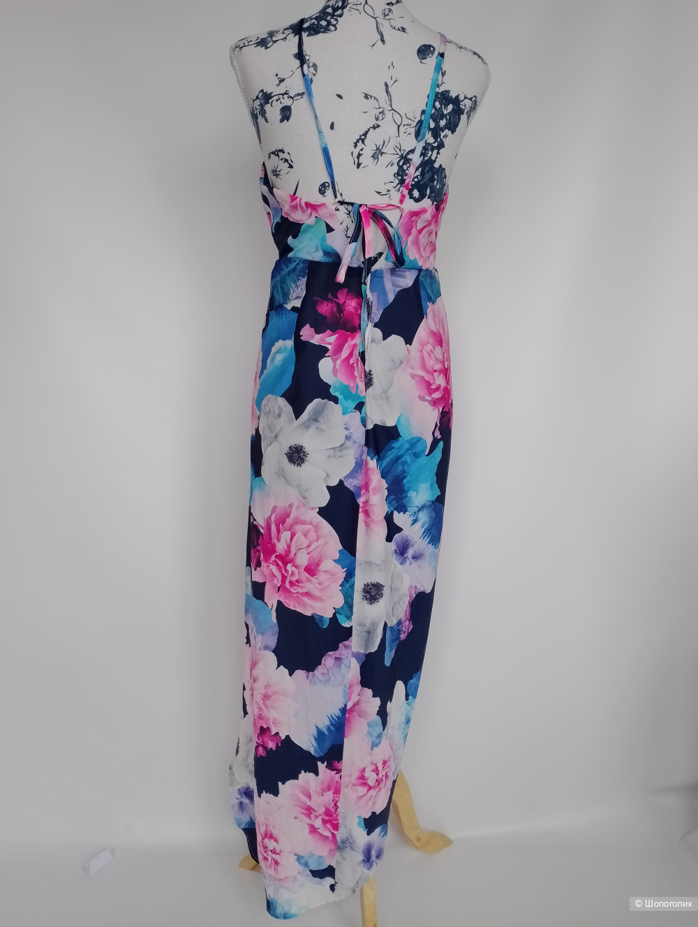 Платье летнее Ginger Fizz цветочный принт, uk 10