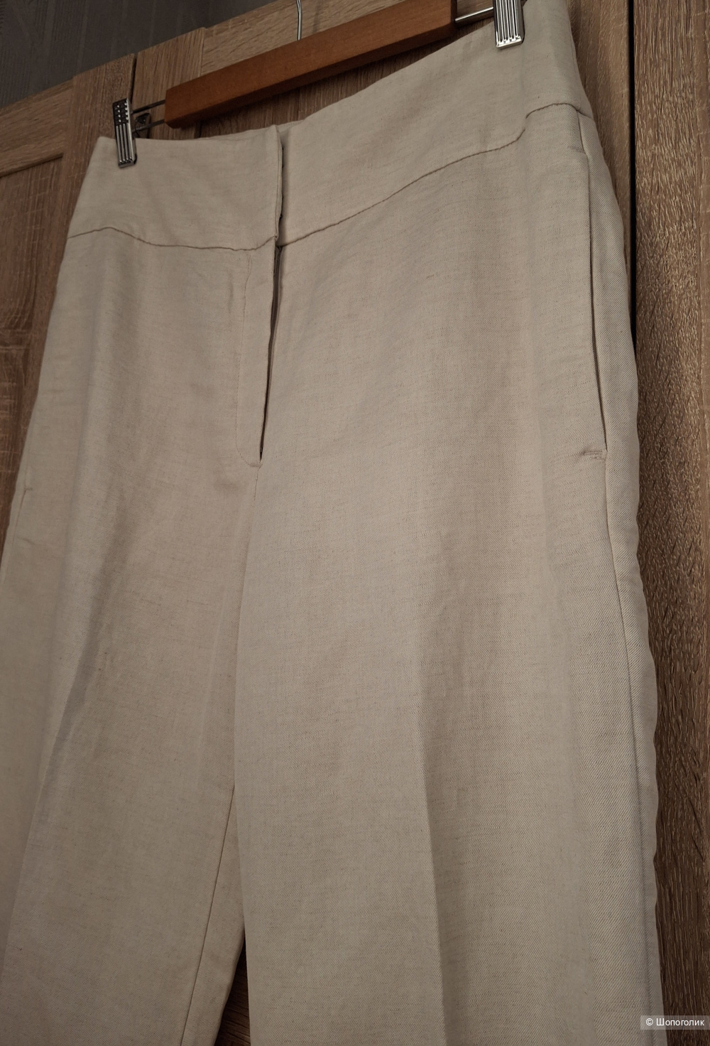 Льняные брюки H&M/46