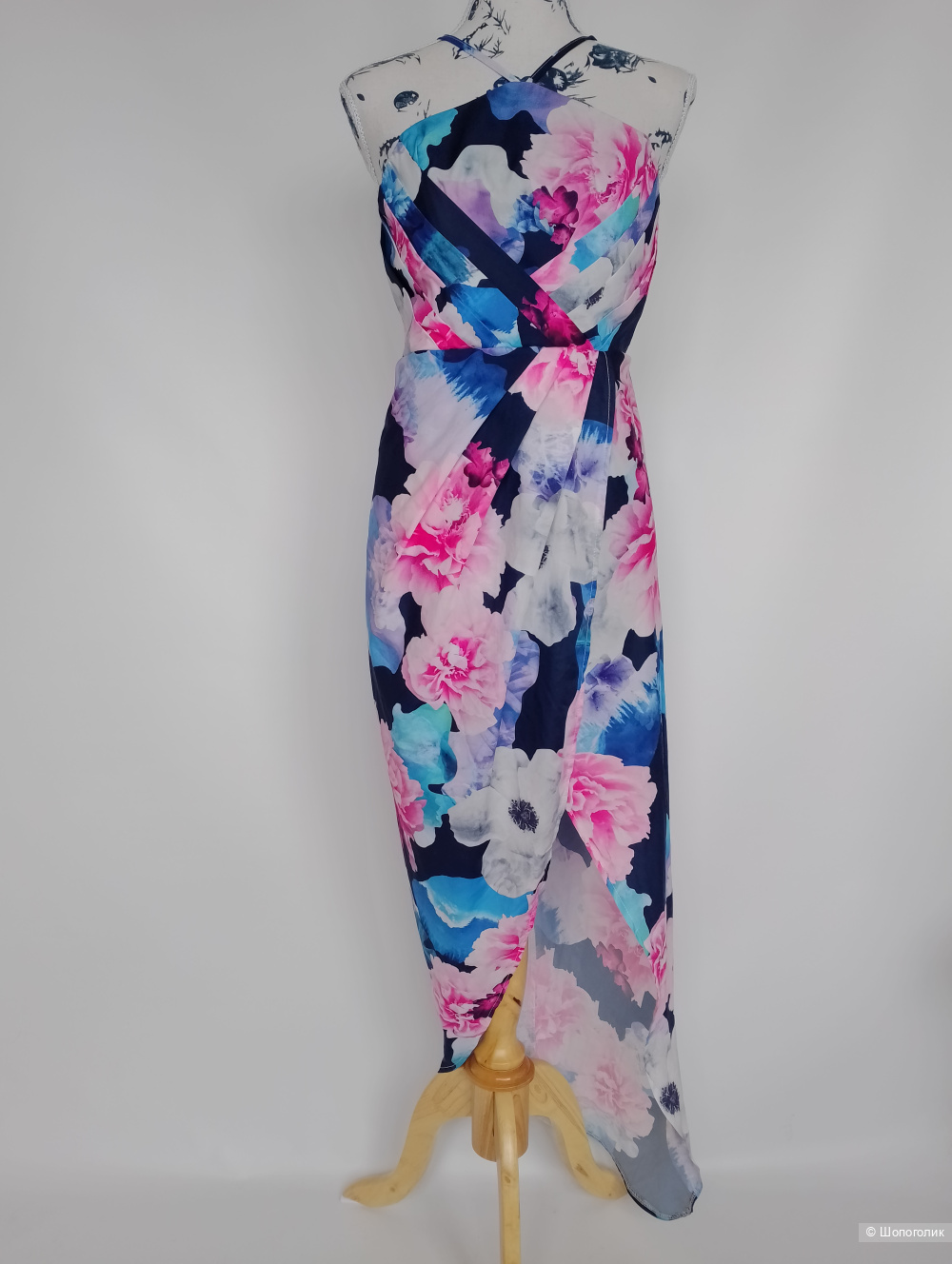 Платье летнее Ginger Fizz цветочный принт, uk 10
