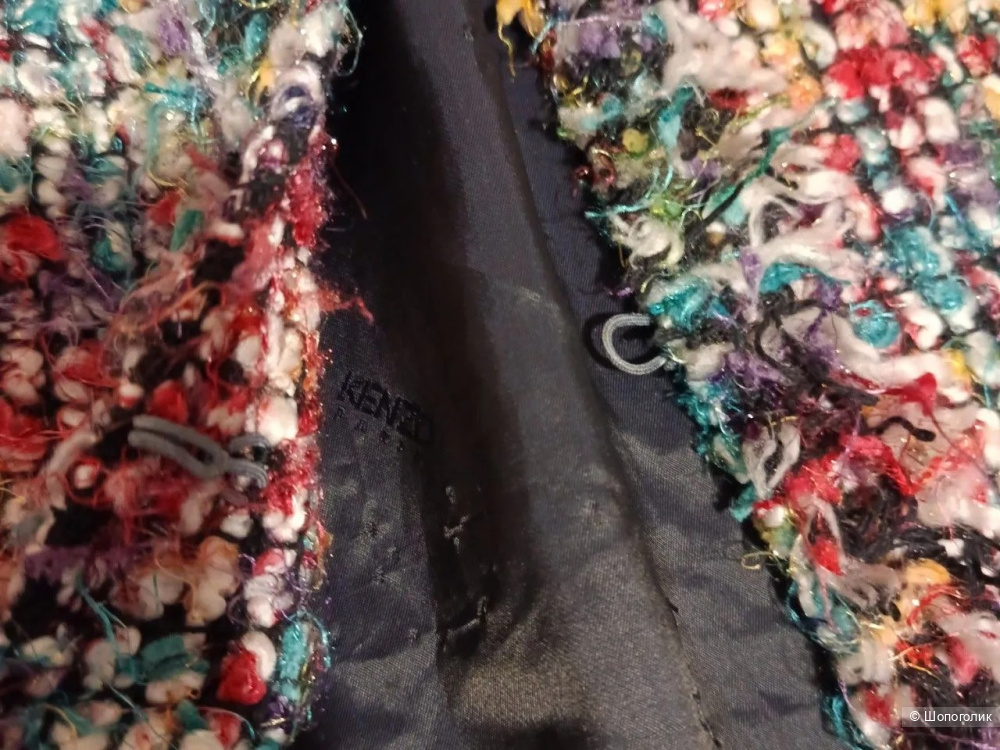 Твидовое пальто Kenzo 46 размер