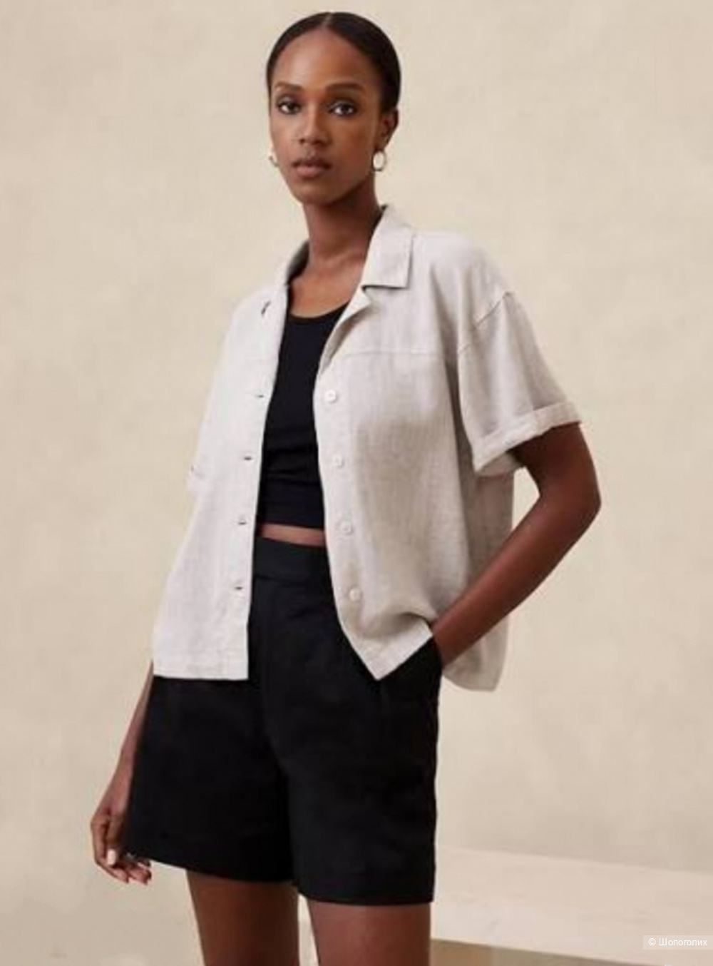 Рубашка Banana Republic S-M