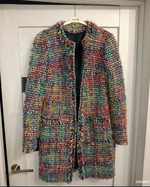 Твидовое пальто Kenzo 46 размер