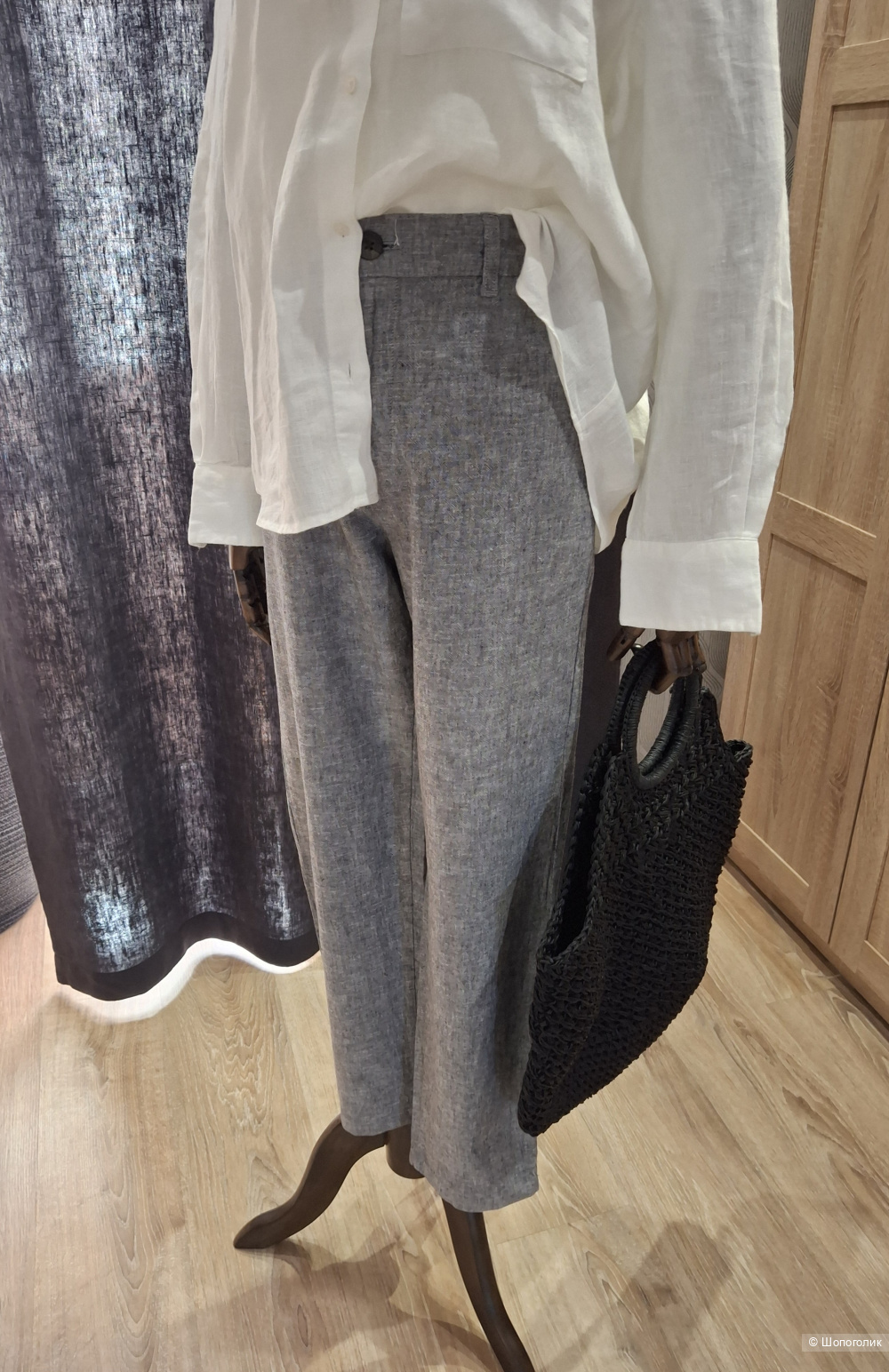 Льняные брюки Uniqlo/M