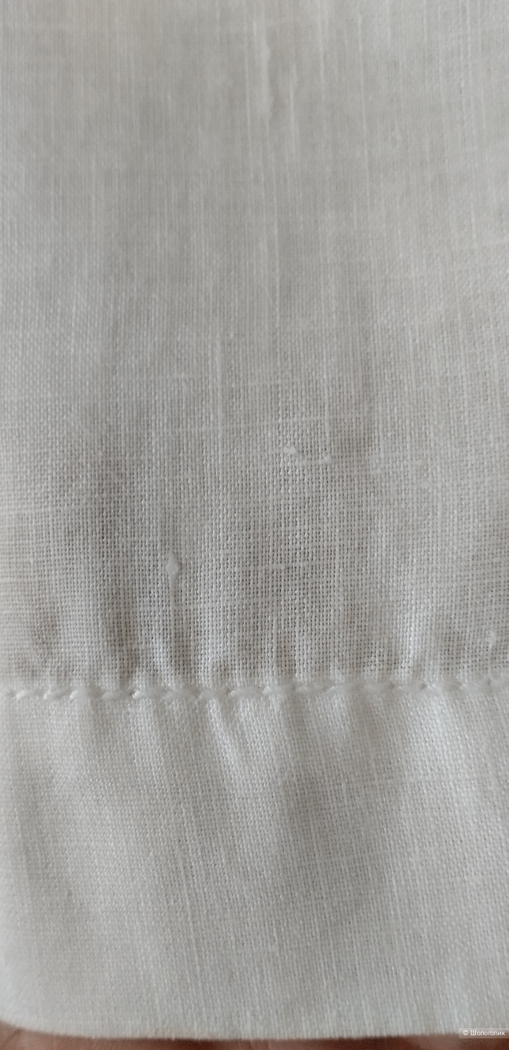 Льняные брюки белые Marks&Spencer, 54р