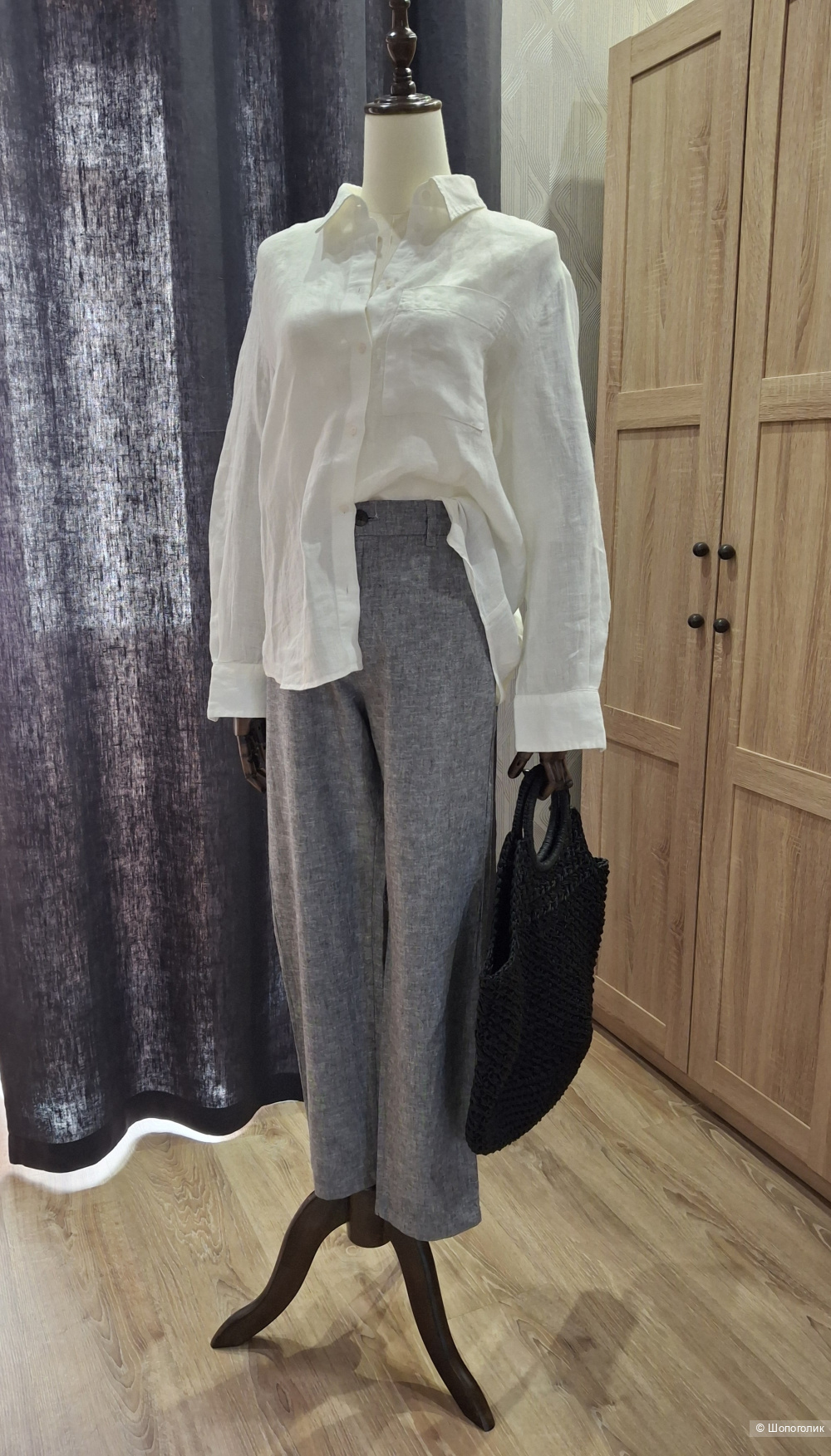Льняные брюки Uniqlo/M