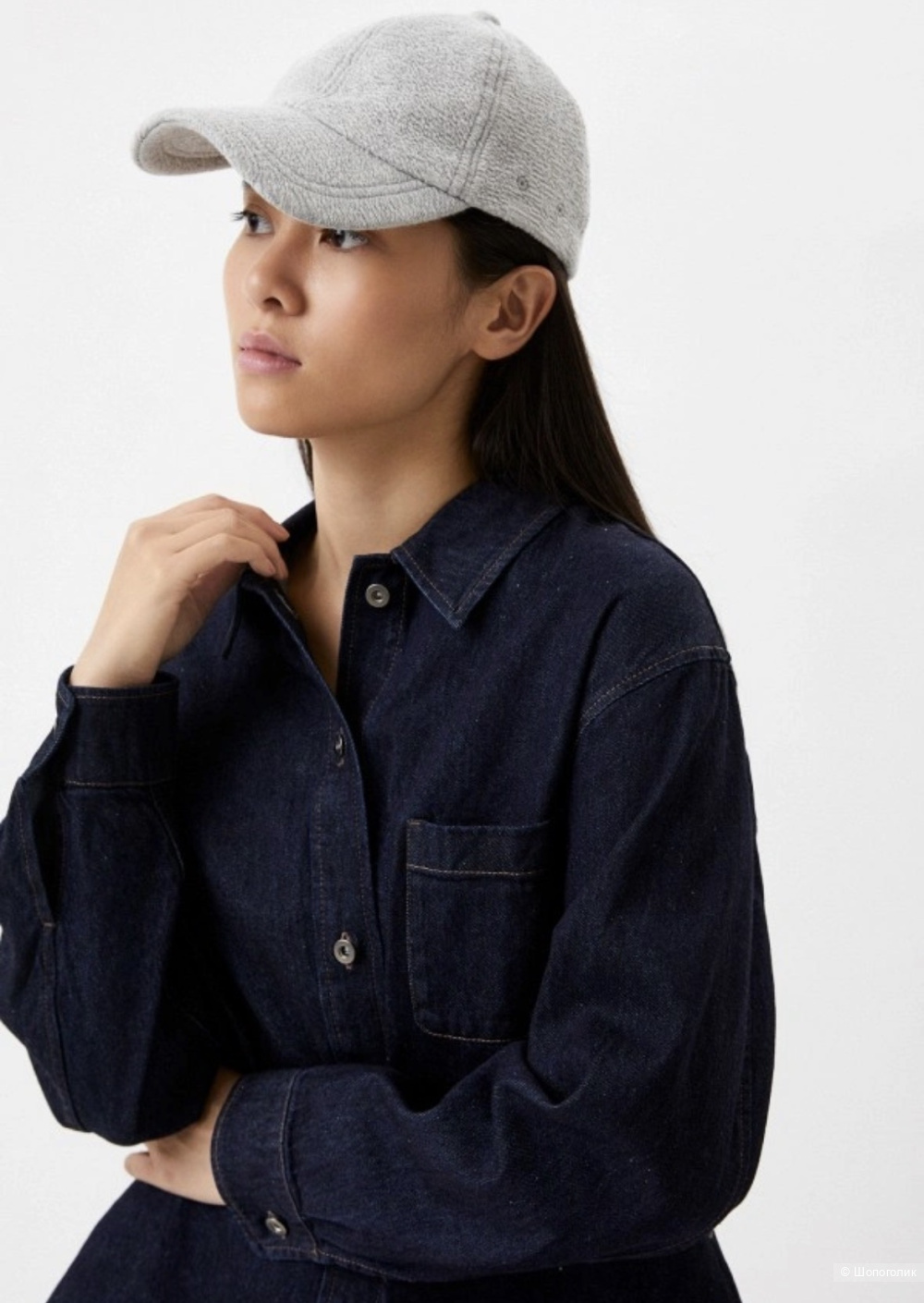 Джинсовая рубашка Uniqlo размер s