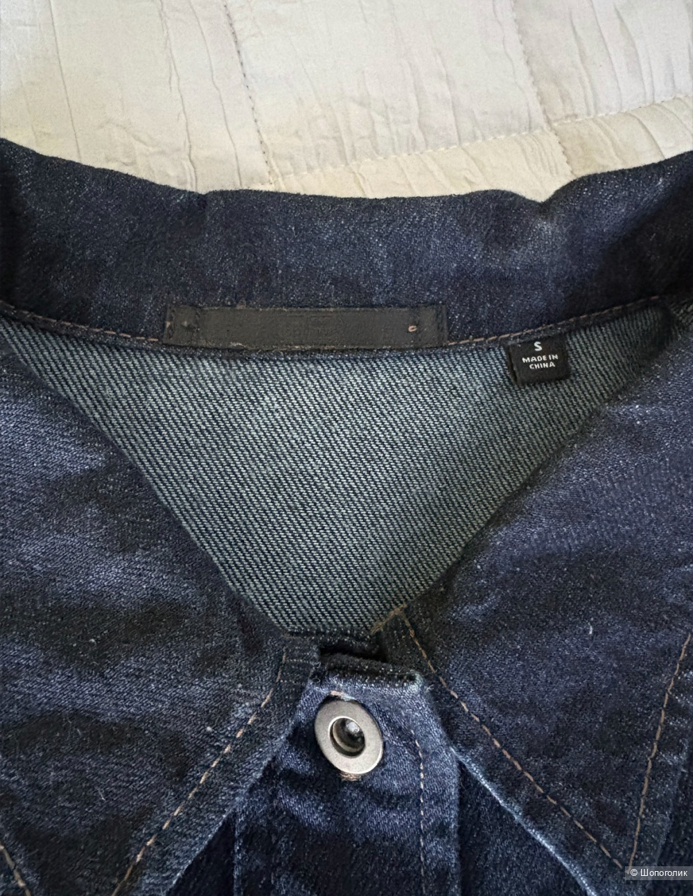Джинсовая рубашка Uniqlo размер s