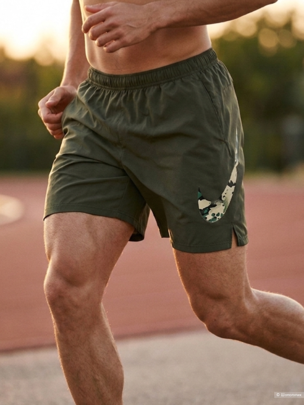 Шорты Nike Dri-FIT Challenger Swoosh camo р.М