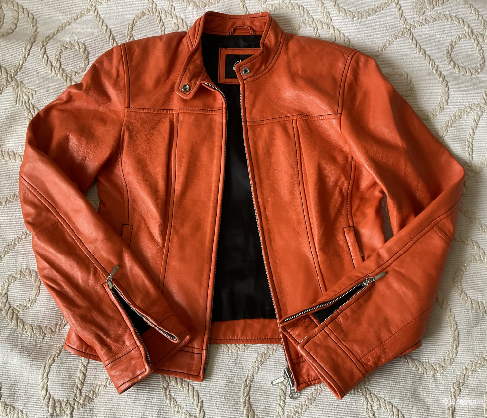 Байкерская кожаная куртка  Gipsy, M