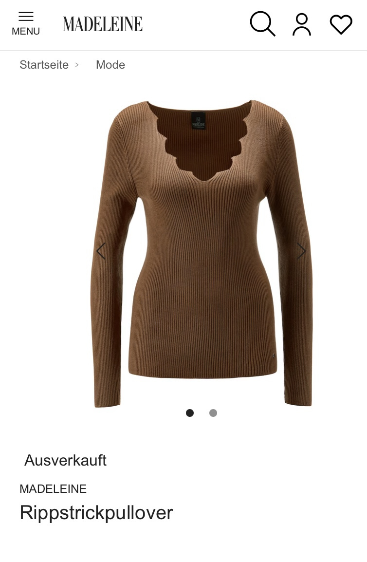 Пуловер от MADELEINE. Размер Фир.D 40/42.