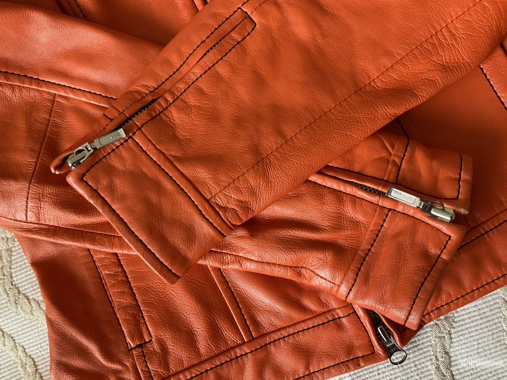 Байкерская кожаная куртка  Gipsy, M