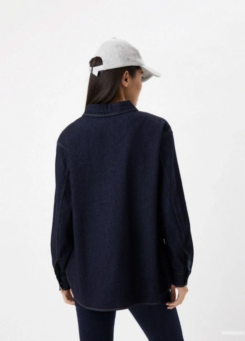 Джинсовая рубашка Uniqlo размер s